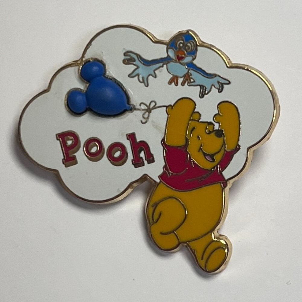 winnie the pooh disney pin 🍯💛 mickey-shaped balloon free-D series • 2002 wdw